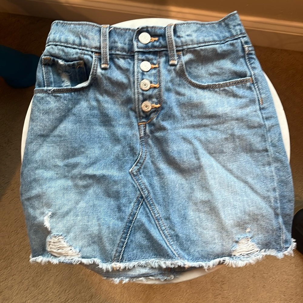 Old Navy denim skirt girls 8 EUC